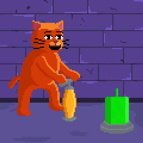 Cat Pixel GIF