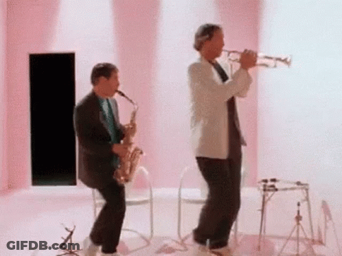 Cat Playing Trumpet ILoveCatGame GIF