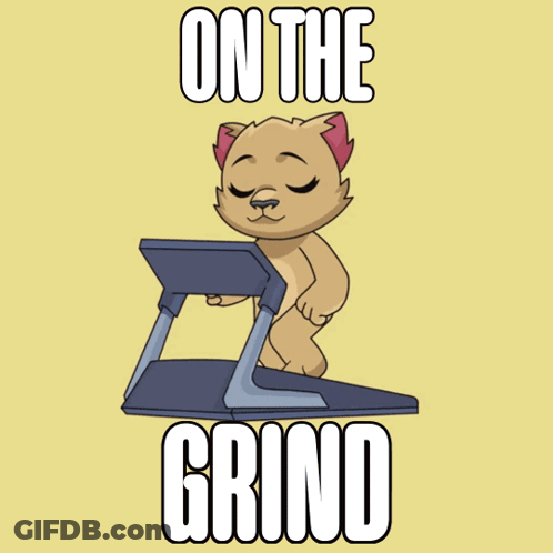 Cat Running On Treadmill On The Grind GIF