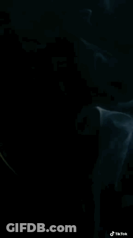 Cat's Ear TikTok Black Background GIF