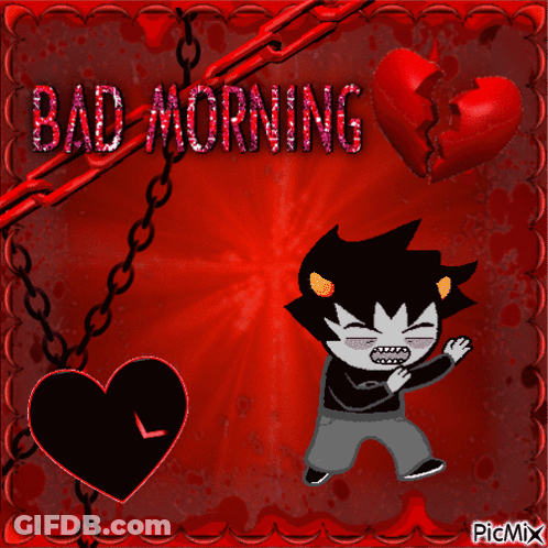 Cat Saying Bad Morning GIF