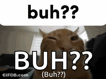 Cat Saying Buh Buh GIF