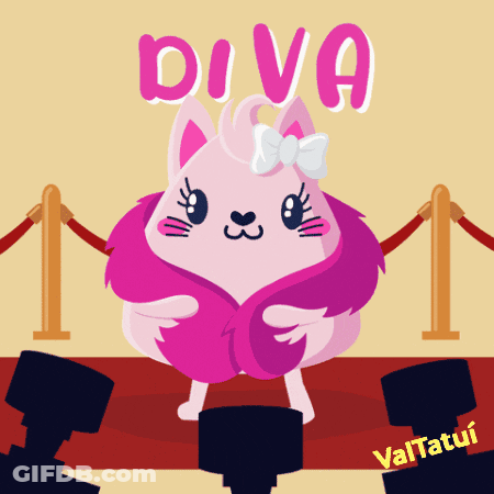 Cat Saying Diva GIF
