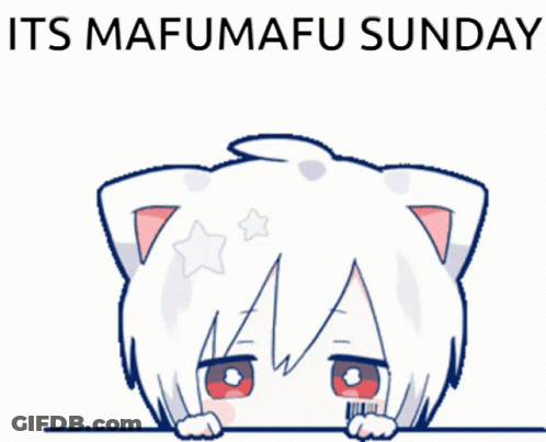 Cat Saying Its Mafumafu Sunday GIF