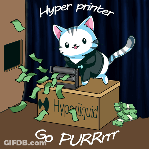 Cat Sitting On Hyper Liquid Box GIF