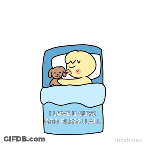 Cat Sleeping On Crescent Moon Sweet Dreams GIF