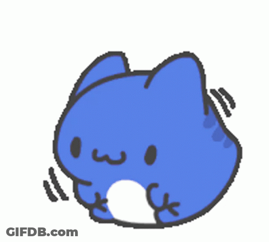 Cat Spinning Changing Colors GIF