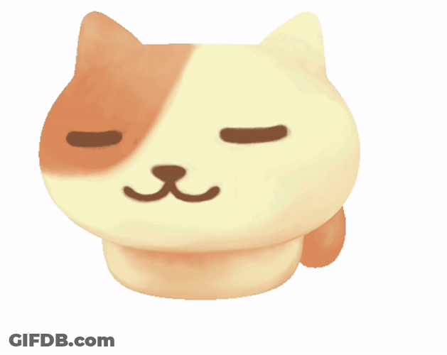 Cat Spinning Closed Eyes GIF
