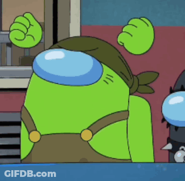 Cat Standing Next To Among Us Venting Box GIF