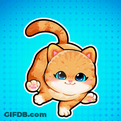 Cat Sticker With Good Morning Text GIF