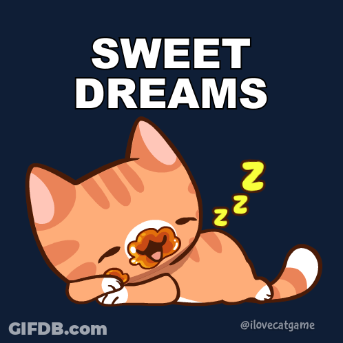 Cat Sweet Dreams GIF