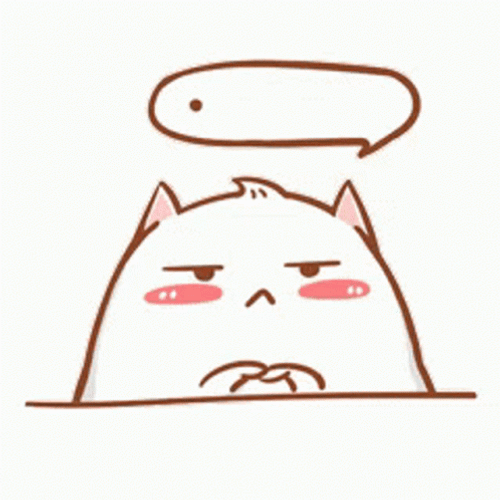 Cat Thinking Of No Words GIF
