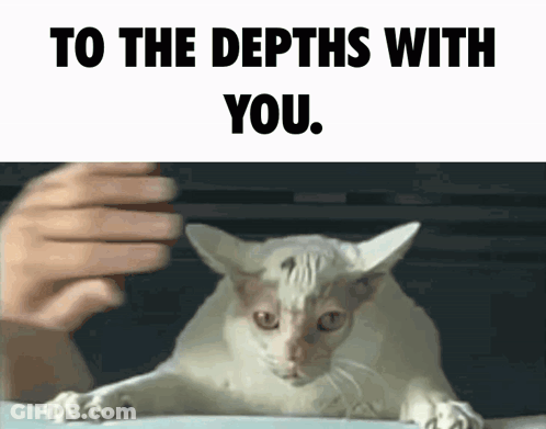 Cat To The Depths With You GIF