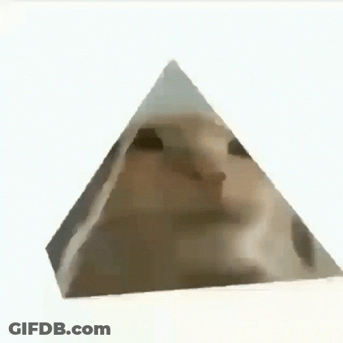 Cat Vibing Pyramid GIF