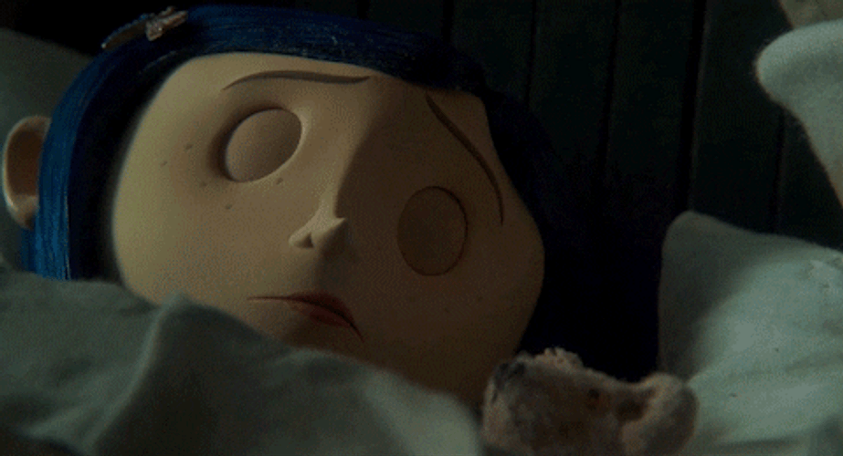Cat Waking Up Coraline GIF