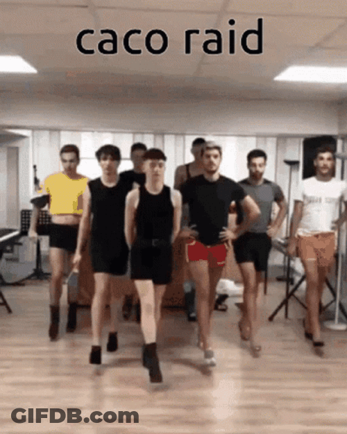 Cat Walking Raid GIF