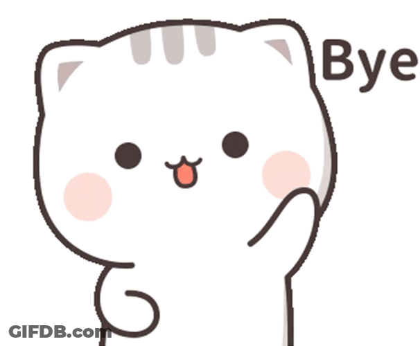 Cat Waving Goodbye To You GIF