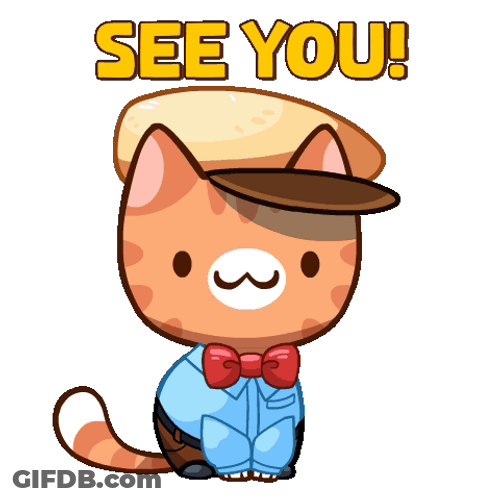 Cat Waving See You Again GIF