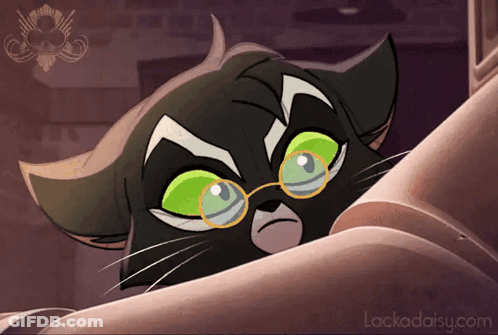 Cat With Green Eyes Lockadaisy.com GIF