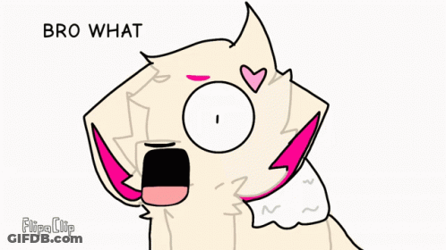 Cat With Heart On Forehead Saying Bro What GIF