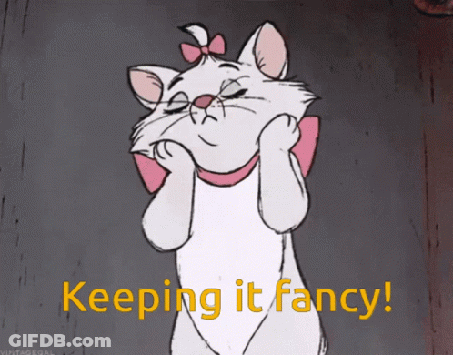 Cat With Keeping It Fancy GIF