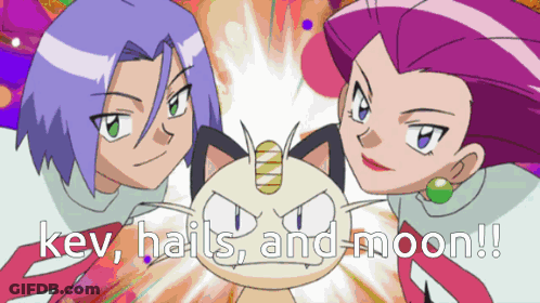 Cat With Key Hail And Moon Behind It GIF
