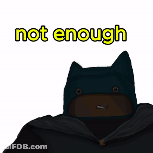 Cat With Not Enough GIF