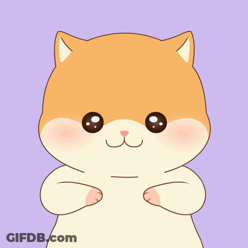 Cat With Pink Hearts From Eyes GIF