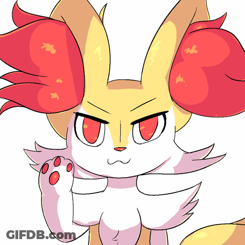 Cat With Red Ears And Paws GIF
