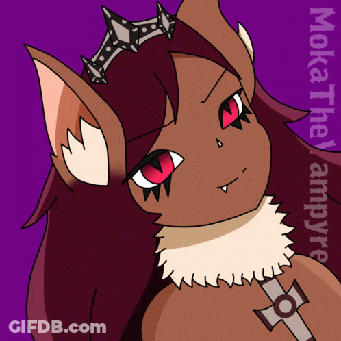 Cat With Red Eyes Moka The Vampire GIF