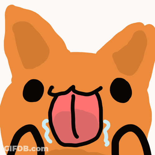 Cat With Tongue Out Saying Gizmo GIF