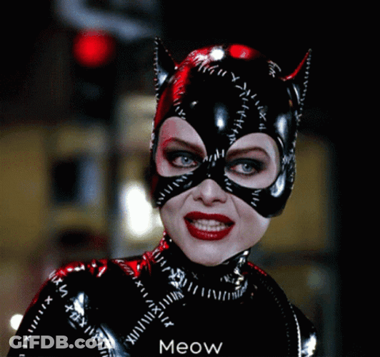 Cat Woman Meow GIF