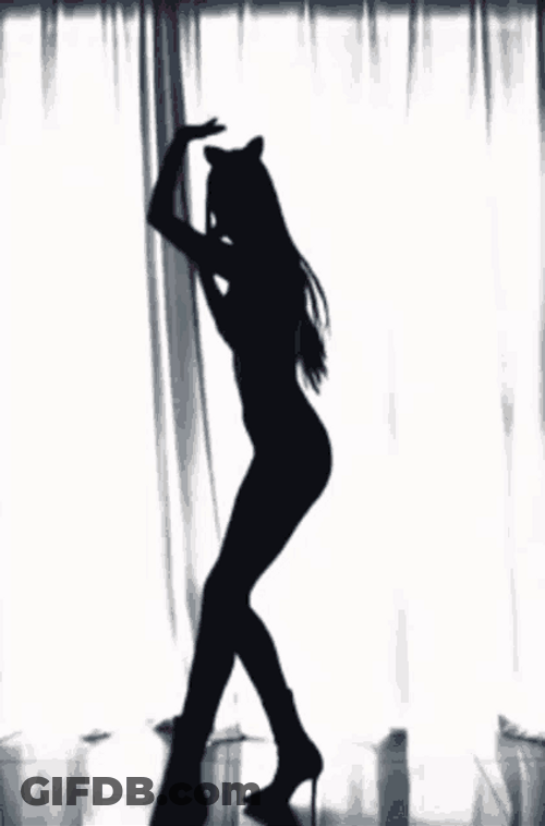 Cat Woman Sensual Dance Pose GIF
