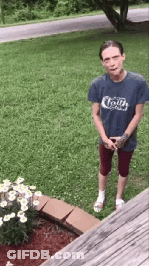 Catch Me Outside Crazy Karen Provoking GIF