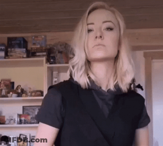 Catch Me Outside Sassy Lady Blue Sword GIF