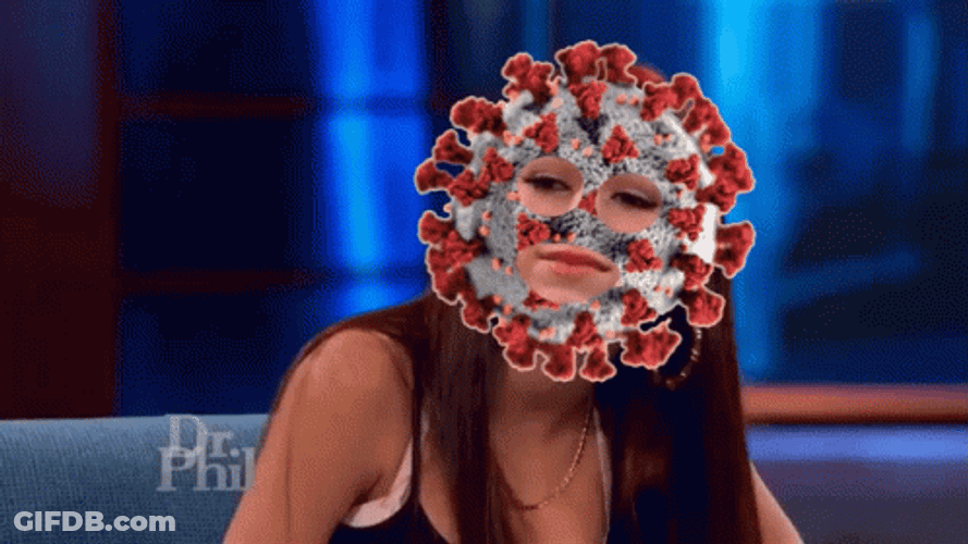 Catch Me Outside Virus Face Meme GIF