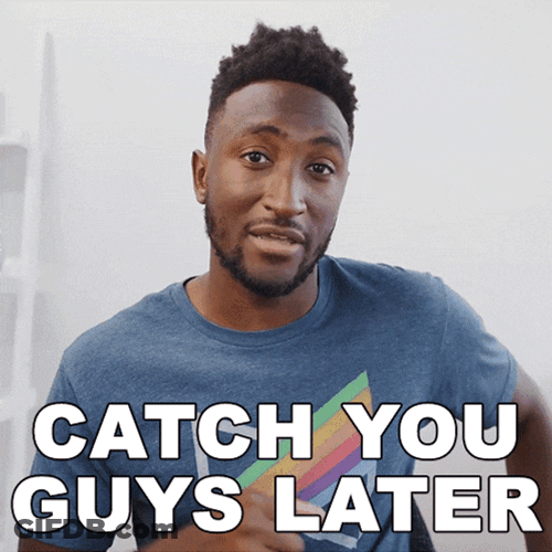 Catch You Guys Later Marques Brownlee GIF