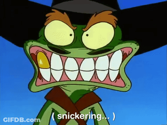 CatDog Characters Snickering GIF
