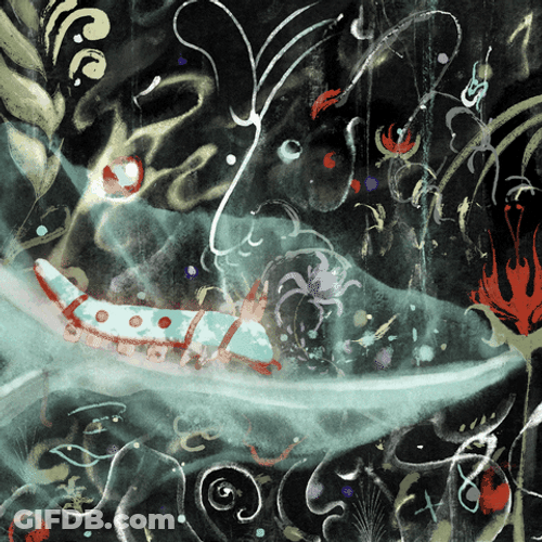 Caterpillar Arts Moving GIF