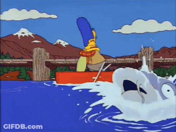 Catfish Homer Marge GIF