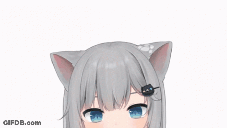 Catgirl Amashiro Natsuki Anime GIF