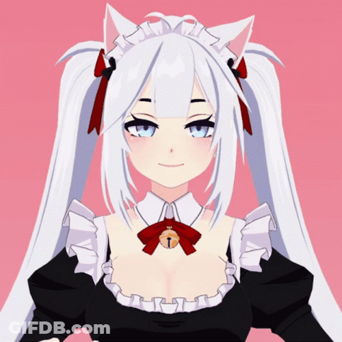 Catgirl Maid Thumbs Up Anime GIF