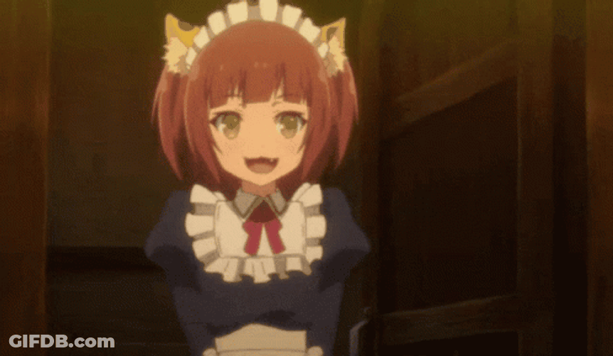 Catgirl Nyan Anime Shouting GIF