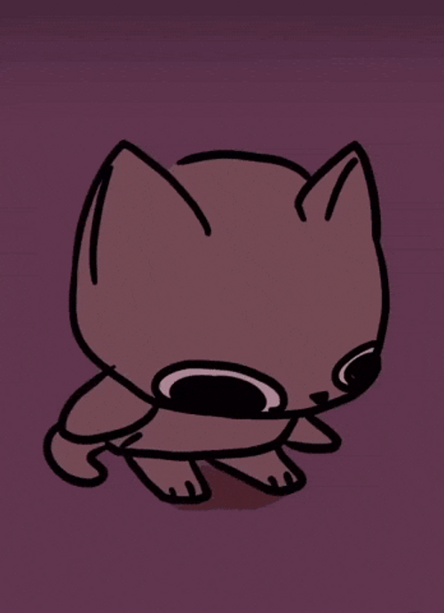 Catjam Hyped Up Hip Sway Cartoon Cat GIF