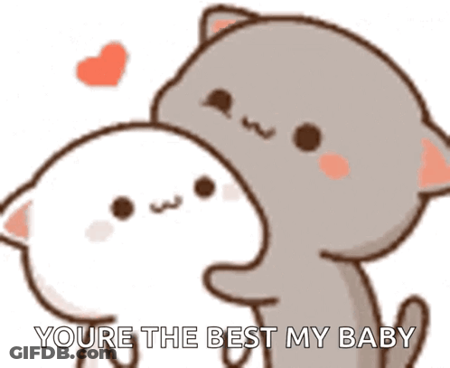 Cats Hugging With Youre The Best My Baby GIF