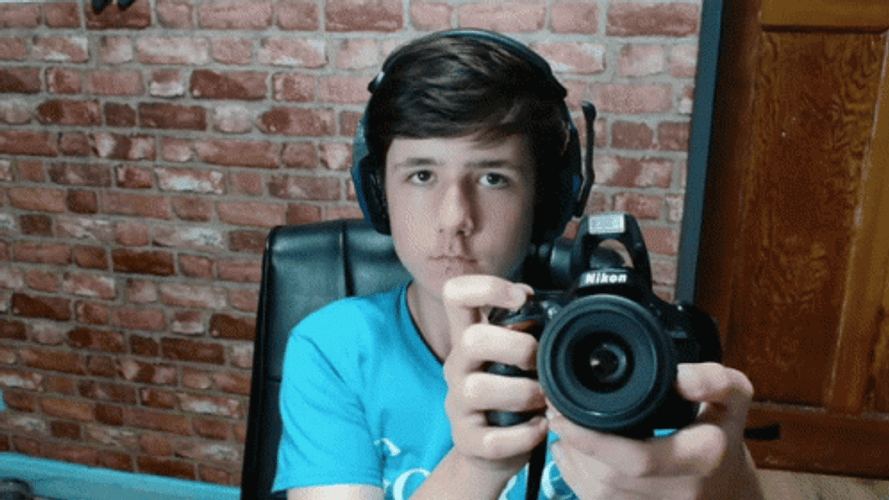 Caught In 4K Clicking Photo Camera Flash GIF