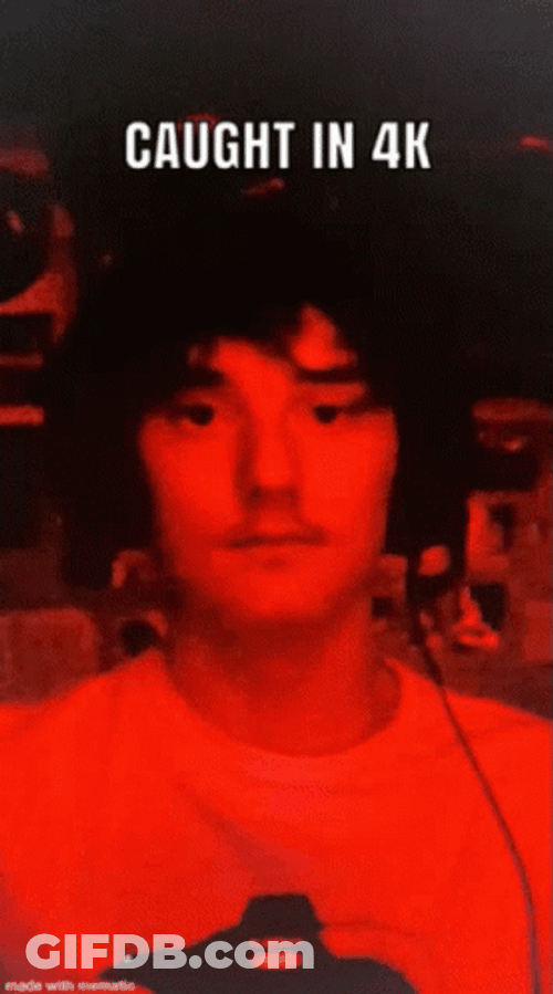 Caught In 4K Mysterious Guy Red Light GIF