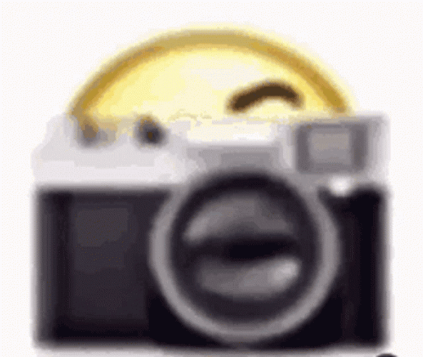 Caught In 4K Nosy Emoji Snapping Photo GIF