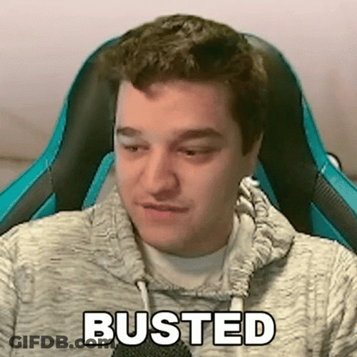 Caught In The Act Busted Man Reaction GIF