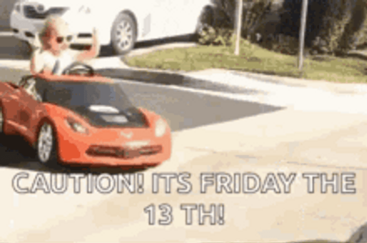 Caution It's Happy Friday The 13Th GIF